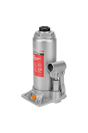 Домкрат гидравлический бутылочный, 8 т, h подъема 230-457 мм Matrix