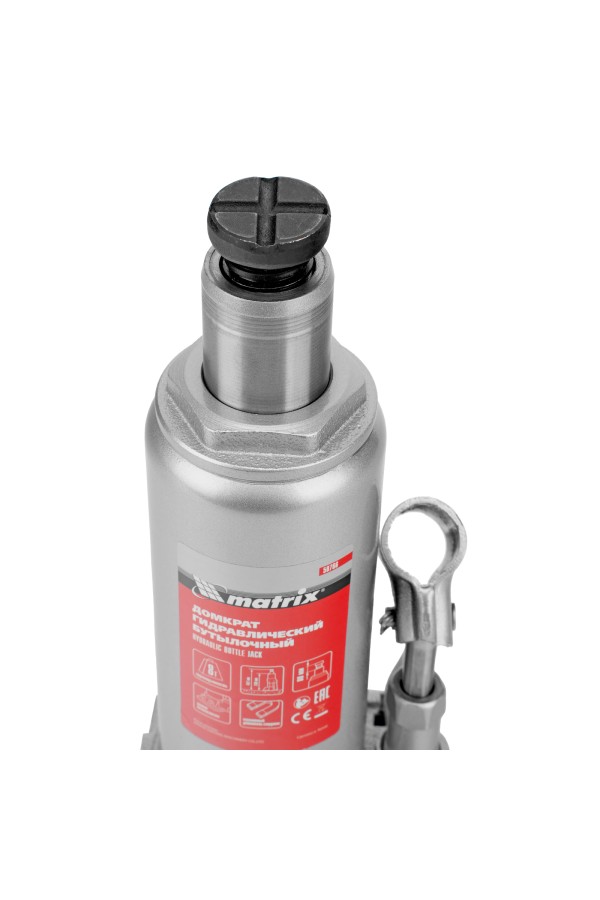 Домкрат гидравлический бутылочный, 8 т, h подъема 230-457 мм Matrix
