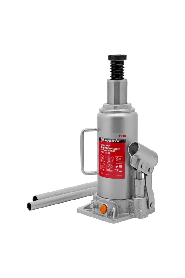 Домкрат гидравлический бутылочный, 10 т, h подъема 230-460 мм Matrix