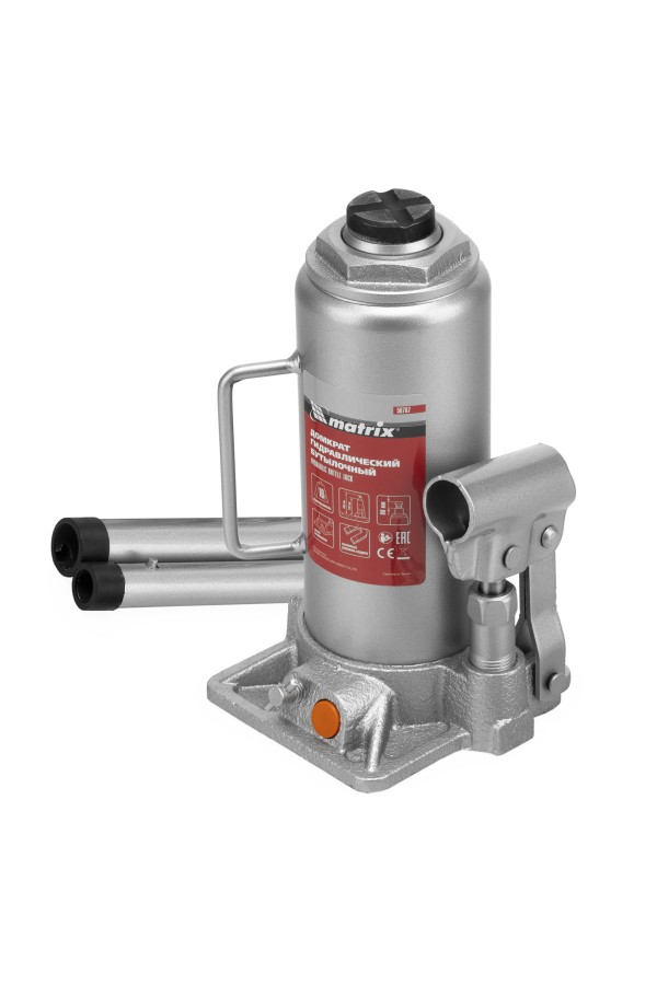 Домкрат гидравлический бутылочный, 10 т, h подъема 230-460 мм Matrix