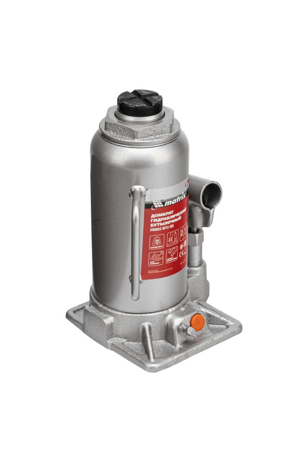 Домкрат гидравлический бутылочный, 12 т, h подъема 230-465 мм Matrix