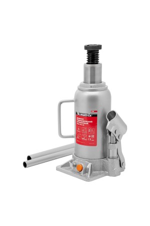 Домкрат гидравлический бутылочный, 12 т, h подъема 230-465 мм Matrix