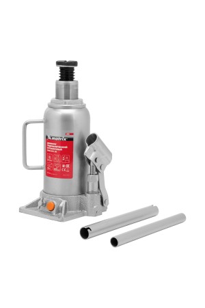 Домкрат гидравлический бутылочный, 12 т, h подъема 230-465 мм Matrix