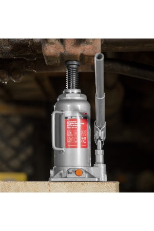 Домкрат гидравлический бутылочный, 12 т, h подъема 230-465 мм Matrix