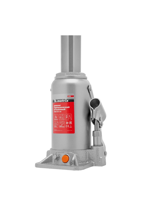 Домкрат гидравлический бутылочный, 16 т, h подъема 230-460 мм Matrix