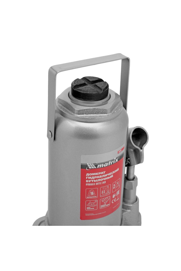 Домкрат гидравлический бутылочный, 16 т, h подъема 230-460 мм Matrix