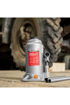 Домкрат гидравлический бутылочный, 16 т, h подъема 230-460 мм Matrix