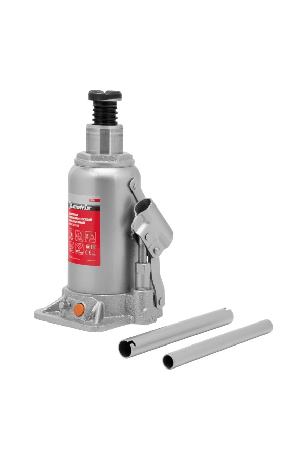 Домкрат гидравлический бутылочный, 16 т, h подъема 230-460 мм Matrix