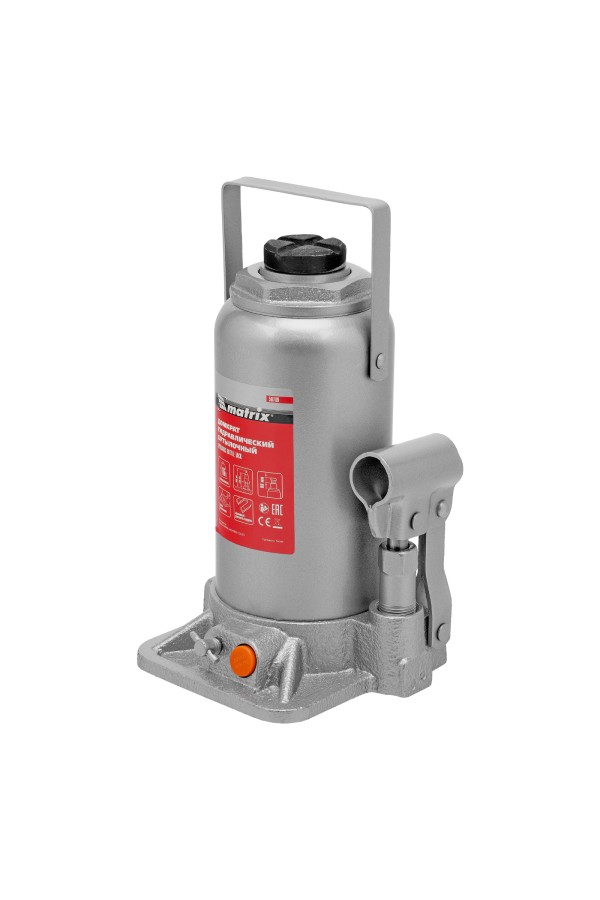 Домкрат гидравлический бутылочный, 16 т, h подъема 230-460 мм Matrix