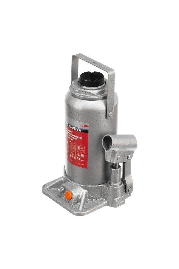 Домкрат гидравлический бутылочный, 16 т, h подъема 230-460 мм Matrix