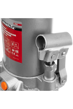 Домкрат гидравлический бутылочный, 16 т, h подъема 230-460 мм Matrix