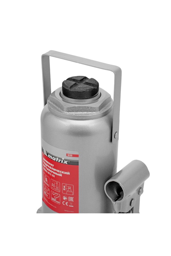 Домкрат гидравлический бутылочный, 16 т, h подъема 230-460 мм Matrix