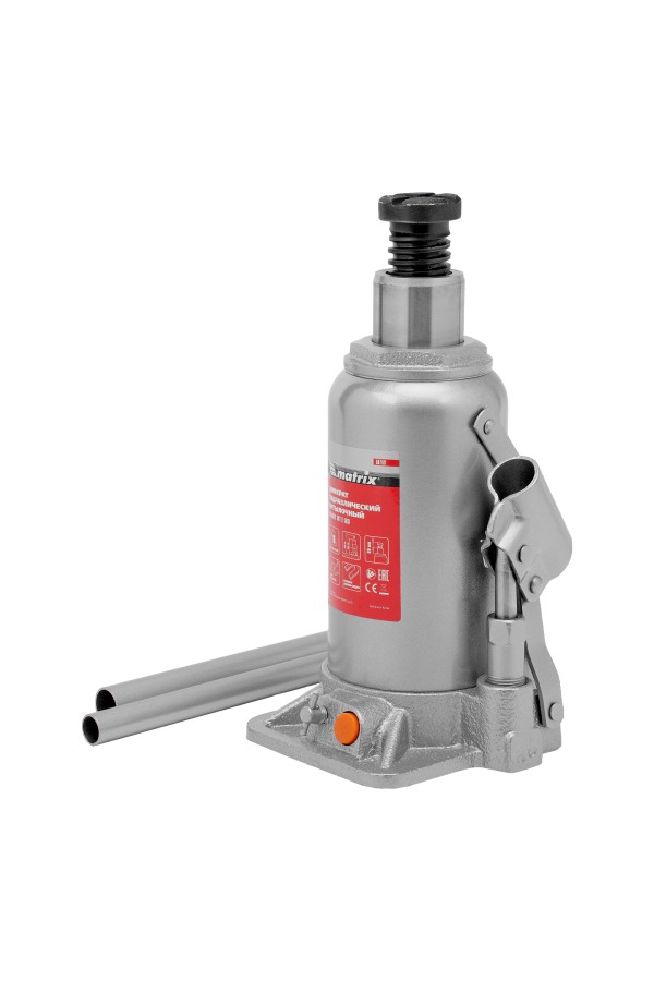 Домкрат гидравлический бутылочный, 16 т, h подъема 230-460 мм Matrix