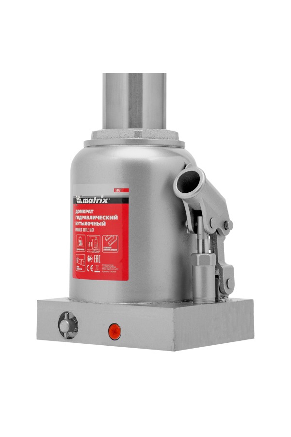 Домкрат гидравлический бутылочный, 30 т, h подъема 244-370 мм Matrix