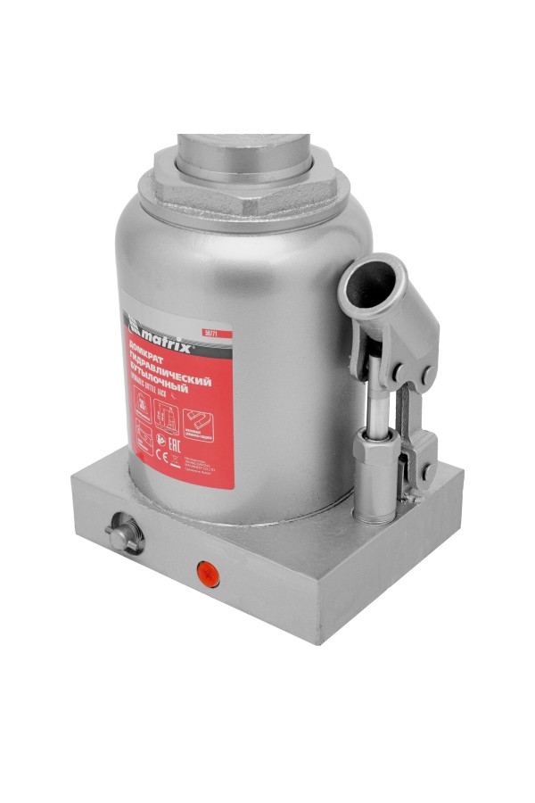 Домкрат гидравлический бутылочный, 30 т, h подъема 244-370 мм Matrix