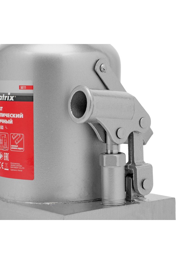 Домкрат гидравлический бутылочный, 30 т, h подъема 244-370 мм Matrix