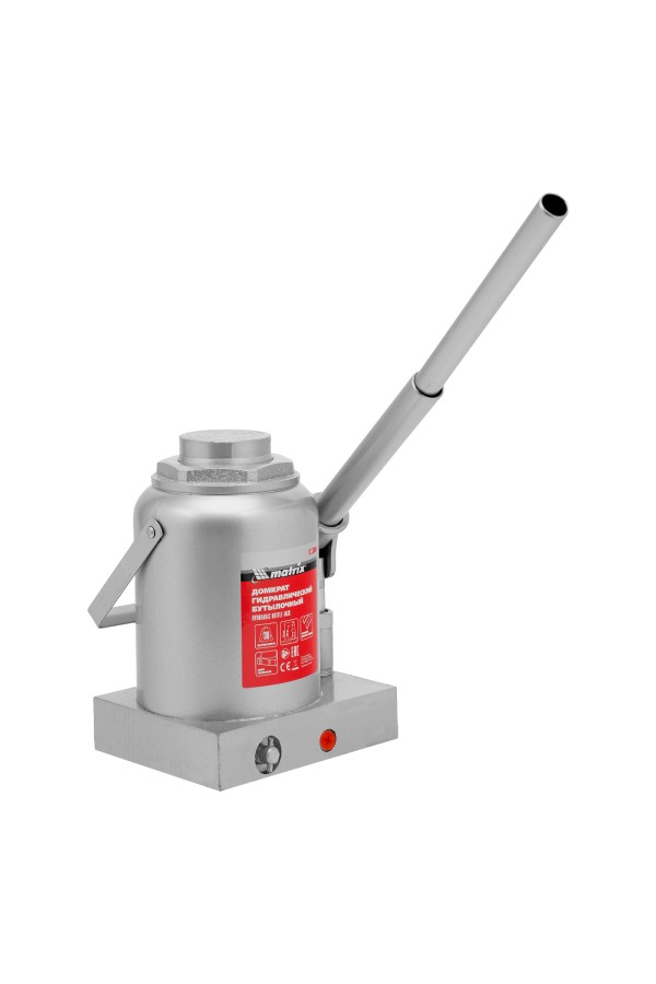 Домкрат гидравлический бутылочный, 30 т, h подъема 244-370 мм Matrix