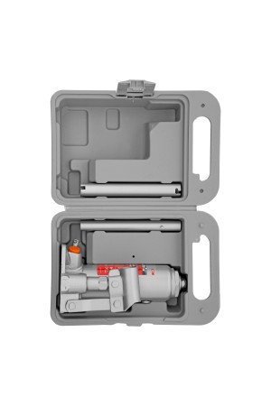 Домкрат гидравлический бутылочный, 2 т, h подъема 181-345 мм, в пластиковом кейсе Matrix