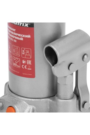 Домкрат гидравлический бутылочный, 3 т, h подъема 178-343 мм, в пластиковом кейсе Matrix