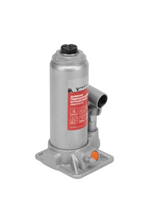 Домкрат гидравлический бутылочный, 4 т, h подъема 194-372 мм, в пластиковом кейсе Matrix