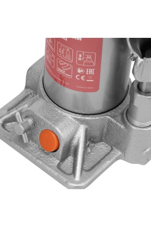 Домкрат гидравлический бутылочный, 4 т, h подъема 194-372 мм, в пластиковом кейсе Matrix