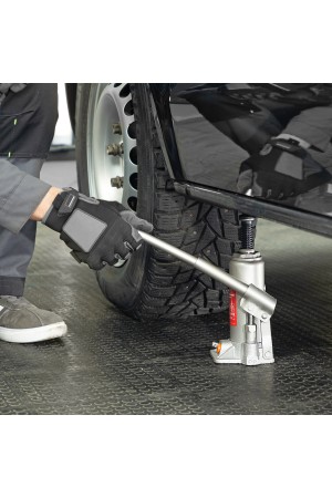 Домкрат гидравлический бутылочный, 4 т, h подъема 194-372 мм, в пластиковом кейсе Matrix