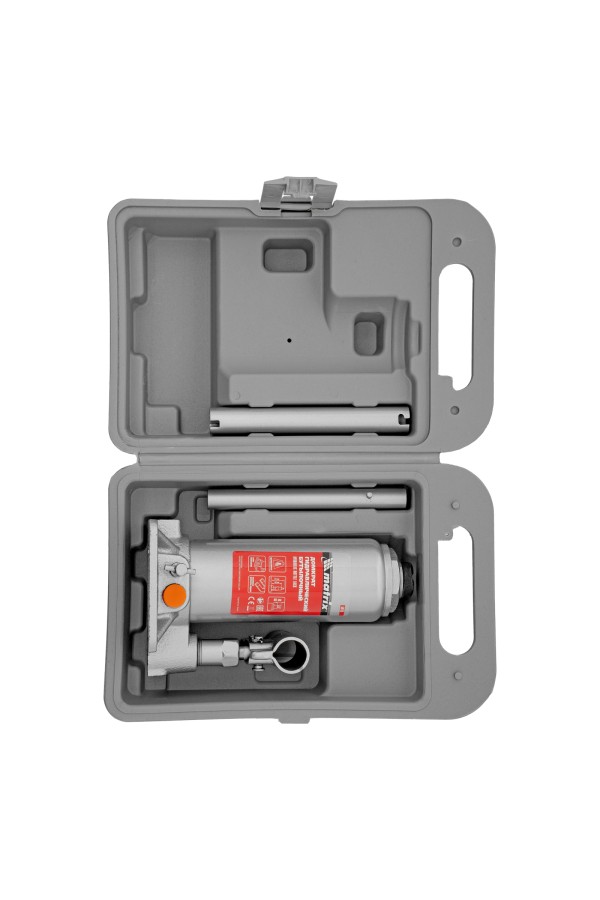 Домкрат гидравлический бутылочный, 4 т, h подъема 194-372 мм, в пластиковом кейсе Matrix