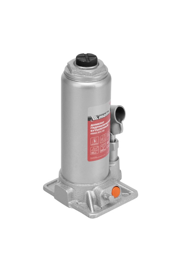 Домкрат гидравлический бутылочный, 6 т, h подъема 216-413 мм, в пластиковом кейсе Matrix