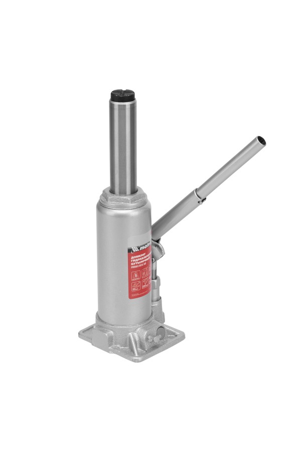 Домкрат гидравлический бутылочный, 6 т, h подъема 216-413 мм, в пластиковом кейсе Matrix