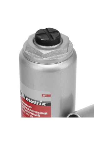 Домкрат гидравлический бутылочный, 6 т, h подъема 216-413 мм, в пластиковом кейсе Matrix