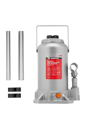 Домкрат гидравлический бутылочный, 20 т, h подъема 244-449 мм Matrix