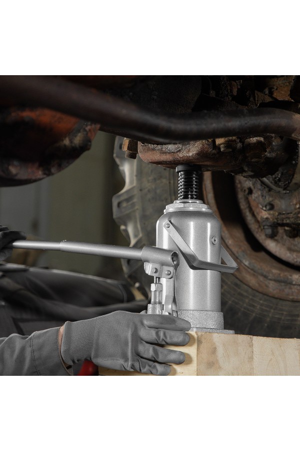 Домкрат гидравлический бутылочный, 20 т, h подъема 244-449 мм Matrix