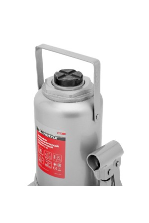 Домкрат гидравлический бутылочный, 20 т, h подъема 244-449 мм Matrix