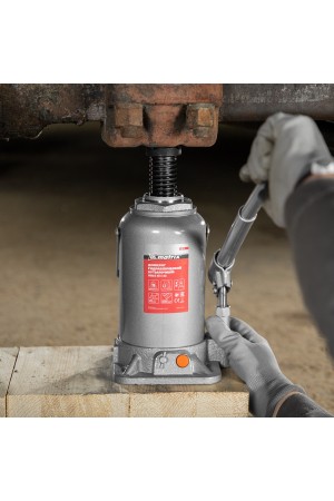 Домкрат гидравлический бутылочный, 20 т, h подъема 244-449 мм Matrix