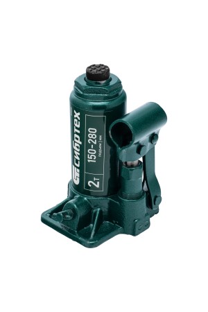 Домкрат гидравлический бутылочный, 2 т, 150-280 мм Сибртех