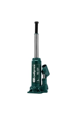 Домкрат гидравлический бутылочный, 3 т, 180-320 мм Сибртех