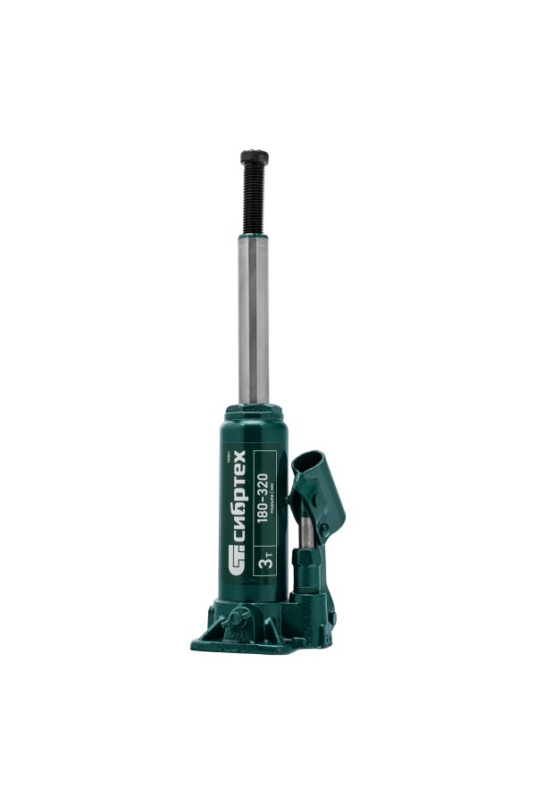 Домкрат гидравлический бутылочный, 3 т, 180-320 мм Сибртех