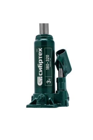 Домкрат гидравлический бутылочный, 3 т, 180-320 мм Сибртех