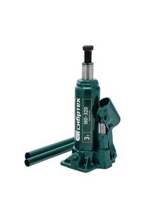 Домкрат гидравлический бутылочный, 3 т, 180-320 мм Сибртех