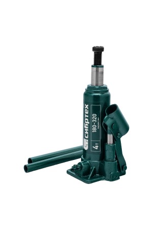 Домкрат гидравлический бутылочный, 4 т, 180-320 мм Сибртех