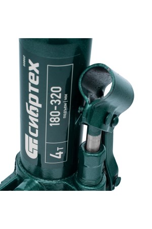 Домкрат гидравлический бутылочный, 4 т, 180-320 мм Сибртех