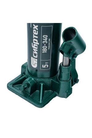 Домкрат гидравлический бутылочный, 5 т, 180-340 мм Сибртех