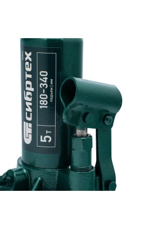 Домкрат гидравлический бутылочный, 5 т, 180-340 мм Сибртех