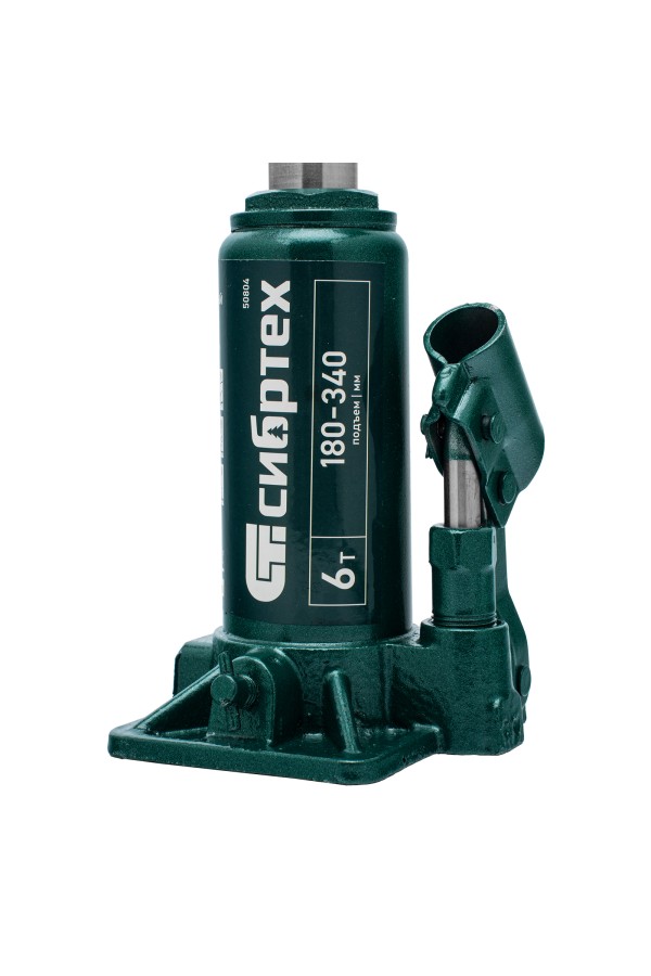 Домкрат гидравлический бутылочный, 6 т, 180-340 мм Сибртех