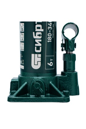 Домкрат гидравлический бутылочный, 6 т, 180-340 мм Сибртех