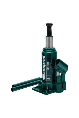 Домкрат гидравлический бутылочный, 6 т, 180-340 мм Сибртех