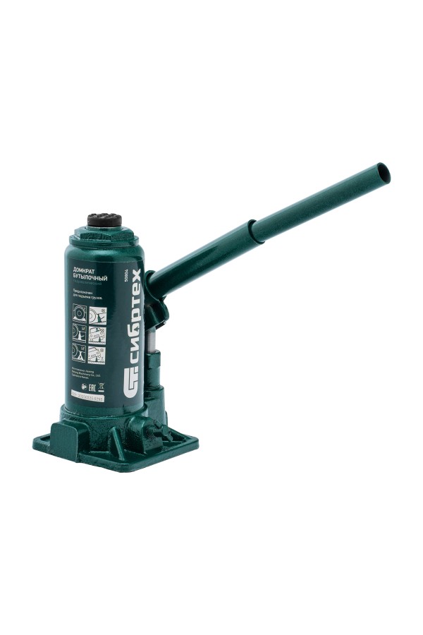 Домкрат гидравлический бутылочный, 6 т, 180-340 мм Сибртех
