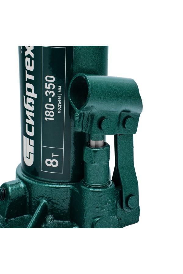 Домкрат гидравлический бутылочный, 8 т, 180-350 мм Сибртех