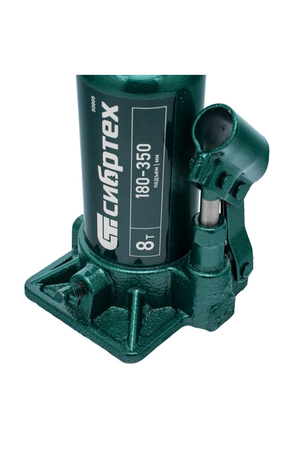 Домкрат гидравлический бутылочный, 8 т, 180-350 мм Сибртех