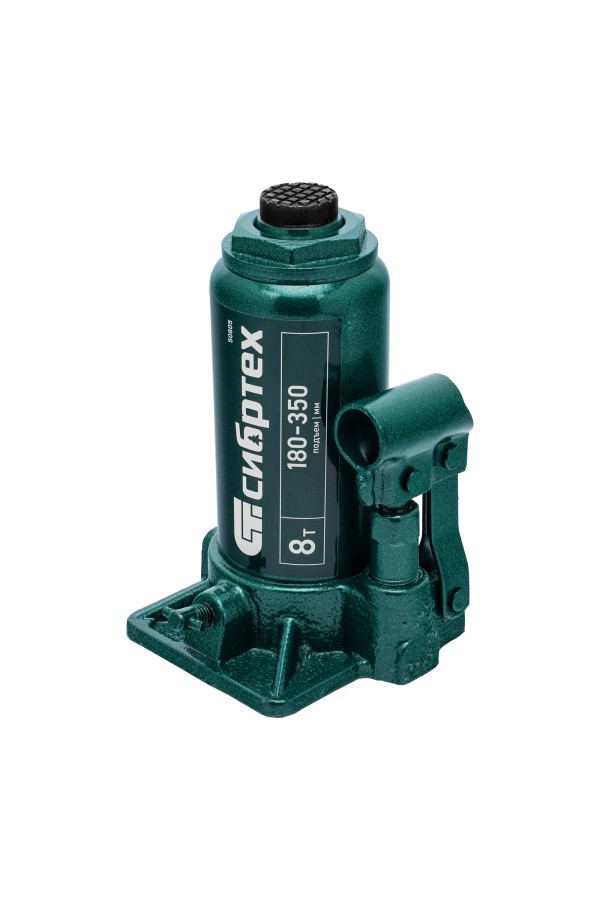 Домкрат гидравлический бутылочный, 8 т, 180-350 мм Сибртех